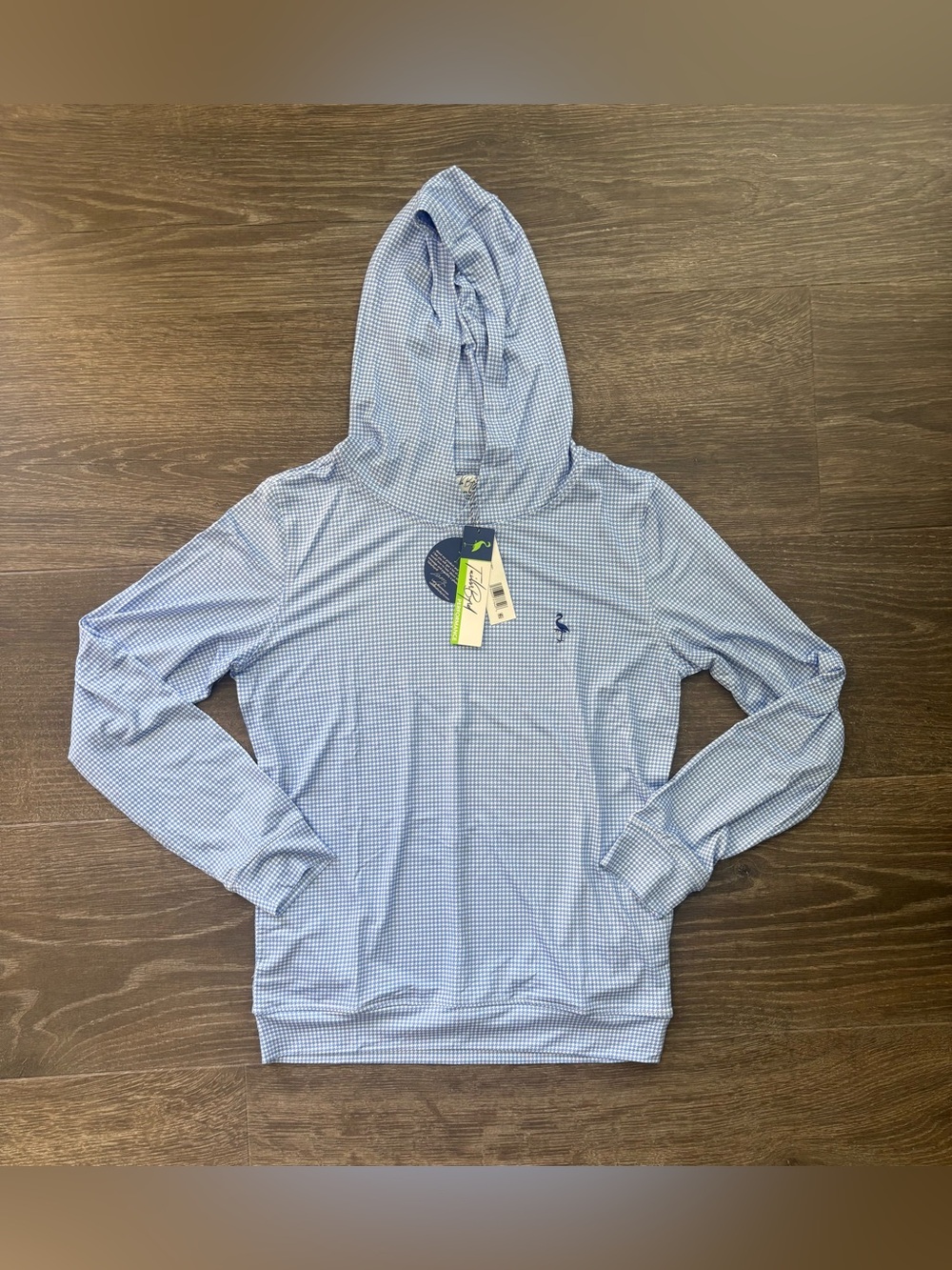 Tailorbyrd Houndstooth Performance Hoodie - Size Large 14-16 NEW!